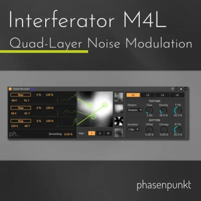 Interferator M4L - Quad-Layer Noise Modulation for Ableton Live