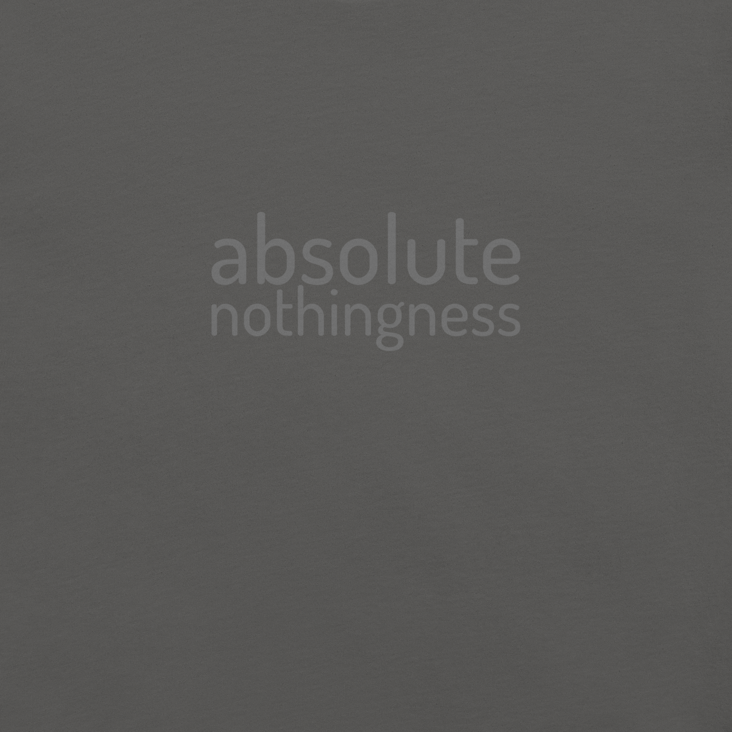 absolute nothingness