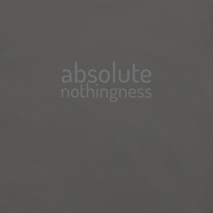 absolute nothingness